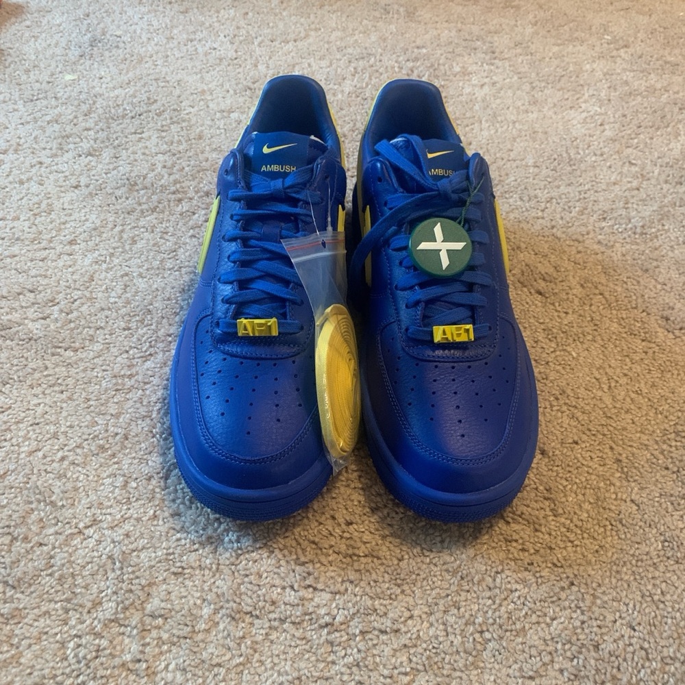 Nike Ambush Blue and Yellow Sneakers